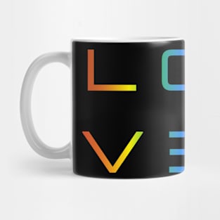 LOVE - LGBTQ flag Mug